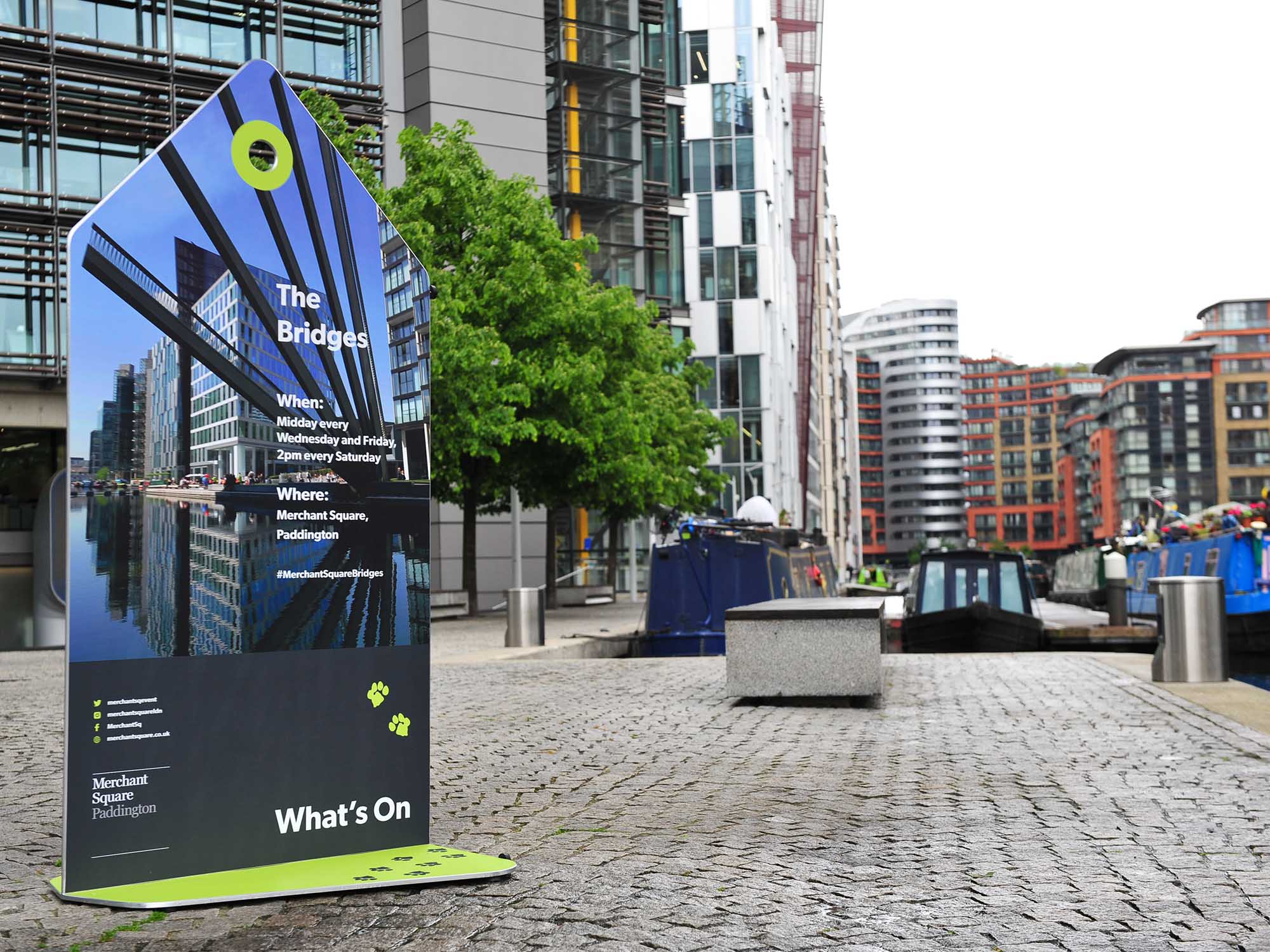 Paddington Event Signage Graphic Product Design Maynard Design