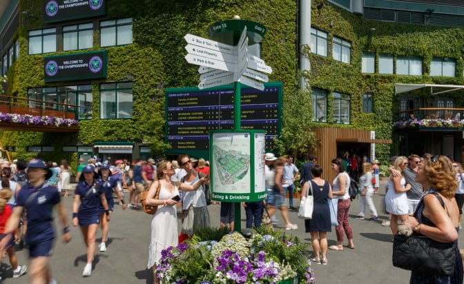 Wimbledon Tennis Wayfinding
